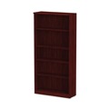 Office Jansan | Alera ALEVA636632MY 31.75 in. x 14 in. x 64.75 in. Valencia Series 5-Shelf Bookcase - Mahogany image number 2