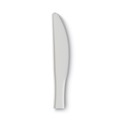 Cutlery | Dixie PKM21 Mediumweight Plastic Knives - White (1000/Carton) image number 1
