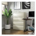 Office Jansan | Alera 25492 36 in. x 18.63 in. x 52.5 in. Legal/Letter-Size 4-Drawer Lateral File - Putty image number 1