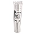 Cups and Lids | Fabri-Kal 000000000009508053 Kal-Clear/Nexclear X-Style Straw Slot/Flavor Buttons Plastic Drink Cup Lids Fits 9 oz. to 10 oz. Cold Cups - Clear (2500/Carton) image number 2