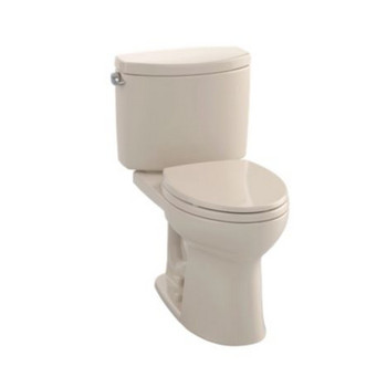 TOTO Drake II Elongated 2-Piece Floor Mount Toilet (Bone)