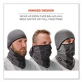 Masks | Ergodyne 16835 N-Ferno 6823 One Size Fits Most Fleece Hinged Balaclava Face Mask - Gray image number 5