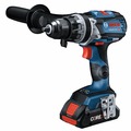 Hammer Drills | Bosch GSB18V-975CB25 18V Brushless Lithium-Ion Connected-Ready 1/2 in. Cordless Hammer Drill Driver Kit with 2 Batteries (4 Ah) image number 1