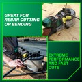 Copper and Pvc Cutters | Metabo HPT VB3616DAM MultiVolt 36V Brushless Lithium-Ion Cordless Rebar Bender/ Cutter Kit with 2 Batteries (4 Ah) image number 7