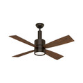 Ceiling Fans | Casablanca 59069 Bullet 54 in. Contemporary Brushed Cocoa Burnt Walnut Indoor Ceiling Fan image number 0