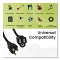 Office Electronics & Batteries | GoGreen Power GG-13708BK 16 AWG Outdoor Extension Cord, 8 ft, 13 A, Black image number 2