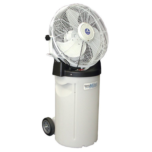 Jobsite Fans | Versamist PVM18C 18 in. Portable Low Pressure Misting Fan with Wheels image number 0