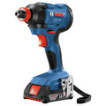 Impact Drivers | Factory Reconditioned Bosch GDX18V-1600B12-RT 18V Freak Lithium-Ion 1/4 in. and 1/2 in. Cordless Two-In-One Bit/Socket Impact Driver Kit (2 Ah) image number 1