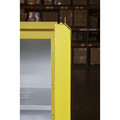 Safety Cabinets | JOBOX 1-857990 45 Gallon Heavy-Duty Self-Closing Safety Cabinet (Yellow) image number 5