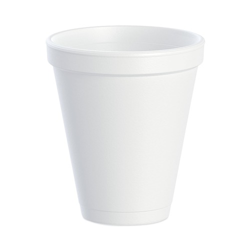 Just Launched | Dart 12J16 J Cup 12 oz. Insulated Foam Cups - White (1000/Carton) image number 0