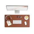 Desk Accessories & Office Organizers | Smead 64832 31.5 in. x 15.7 in. Vegan Leather Desk Pads - Brown image number 5