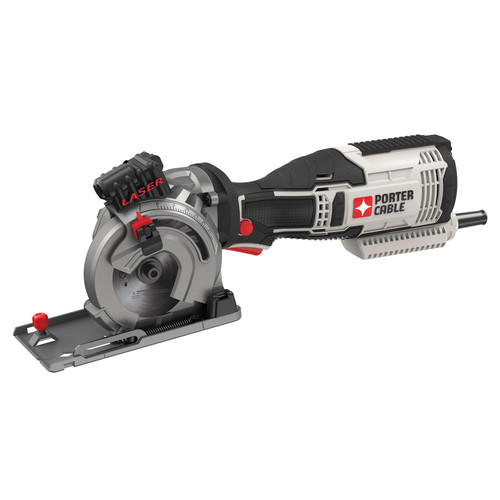 Circular Saws | Factory Reconditioned Porter-Cable PCE380KR 120V 5.5 Amp Brushed 3-1/2 in. Corded Multi Material Saw image number 0
