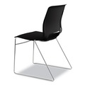 Office Desks & Workstations | HON HMS1.N.ON.Y Between Seated-Height X-Base with 30 in. Diameter Between Round Table Top and Motivate High-Density Stacking Chair Bundle (4 Chairs/Carton) image number 10