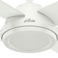 Ceiling Fans | Hunter 59250 52 in. Dempsey Fresh White Ceiling Fan with Remote image number 4