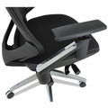  | Alera ALEEBW4213 EB-W Series Pivot Arm Multifunction Mesh Chair with Aluminum Base - Black image number 4