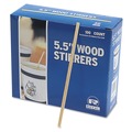 Food Service | AmerCareRoyal R810 5.5 in. Wood Coffee Stirrers (10000/Carton) image number 3