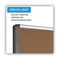 Bulletin Boards | MasterVision 560375093354 48 in. x 36 in. Tech Cork Board - Tan Surface, Silver/Black Aluminum Frame image number 6