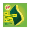 Bulk Savings Pricing 2 | Scotch-Brite 426 4.5 in. x 2.7 in. 0.6 in. Thick Heavy-Duty Scrub Sponge - Yellow/Green (6/Pack) image number 4