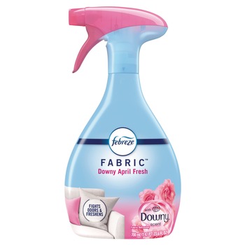 Febreze FABRIC 23.6 oz. Spray Bottle Extra Strength Refresher/Odor Eliminator - Downy April Fresh (8/Carton)