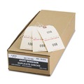  | Avery 18670 4.75 in. x 2.38 in. 1-500 Duplicate Auto Park Tags - Manila (500/Box) image number 1