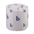 Toilet Paper | Boardwalk B6145 4 in. x 3 in. 2-Ply Septic Safe Toilet Tissue - White (96/Carton) image number 1