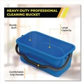 Mop Buckets | Gritt Commercial GRI183 3-Gallon Window and General Cleaning Bucket - Blue image number 1