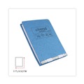 Office Jansan | Universal A7011722A 6 in. Capacity 9.5 in. x 11 in. 2 Post Pressboard Hanging Binder - Light Blue image number 5