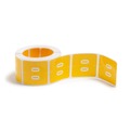 Office Jansan | Smead 67420 1.5 in. x 1.5 in. "0-in End Tab File Folder Label - Yellow (250/Roll) image number 0