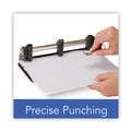 Office Jansan | Swingline A7074400F Heavy-Duty 40-Sheet Lever Action 2-To-7 11/32 in. Hole Punch - Black/Woodgrain image number 2