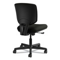 Office Jansan | HON H5701.SB11.T Volt Series 250 lbs. Capacity 18 in. to 22.25 in. Seat Height Leather Task Chair - Black image number 7