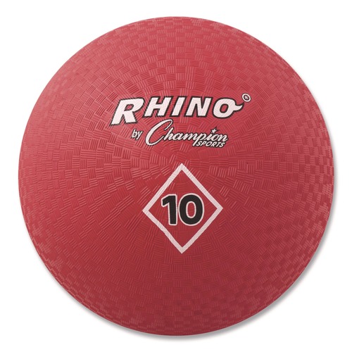 Office & Office Supplies | Champion Sports PG10 10 in. Diameter Playground Ball - Red image number 0