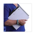 Office Jansan | Universal UNV40302 0.5 in. Clip Capacity 11 in. x 8.5 in. Landscape Orientation Plastic Brushed Aluminum Clipboard - Silver image number 3