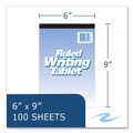 Notebooks & Pads | Roaring Spring 63046 6 in. x 9 in. Sheets Wide/Legal Rule Writing Tablet - White (48/Carton) image number 4