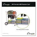 Utility Carts | Champion Sports ATRCT 20 in. Wide x 33 in. Long All-Terrain ABS Racket Cart - White image number 2