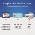 Office Jansan | Avery 14435 11 x 8.5 Big Tab Printable Label 8-Tab Dividers - White (20/Pack) image number 7