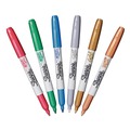 Permanent Markers | Sharpie 2029678 Fine Bullet Tip Metallic Permanent Markers - Blue/Green/Red image number 4