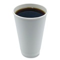 Cups and Lids | Boardwalk BWKDW16HCUP 16 oz. Double-Walled Paper Hot Cups - White (500/Carton) image number 2