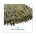 Cleaning & Janitorial Supplies | Boardwalk BWK932YCT Yucca Corn Fiber Bristle Warehouse Brooms with 56 in. Handle - Natural (12/Carton) image number 3