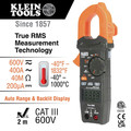 Clamp Meters | Klein Tools CL320 600V 400 Amp AC Auto-Ranging HVAC Digital Clamp Meter image number 1