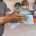 Cleaning Towels | Sellars 54400 1-Ply 11 x 9.4 TOOLBOX Shop Towels - Blue (30/Carton) image number 6