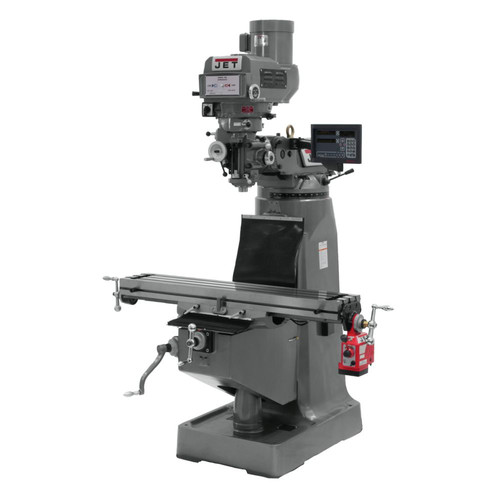 Milling Machines | JET JTM-4VS Mill with NEWALL C80 DRO and X Powerfeed Installed image number 0
