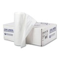 Trash Bags | Inteplast Group S386014N 60 gal. 14 microns 38 in. x 60 in. High-Density Interleaved Commercial Can Liners - Clear (25 Bags/Roll, 8 Rolls/Carton) image number 3
