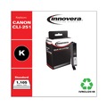 Ink & Toner | Innovera IVRCLI251B 1105 Page-Yield Remanufactured Replacement for Canon CLI-251 Ink Cartridge - Black image number 1