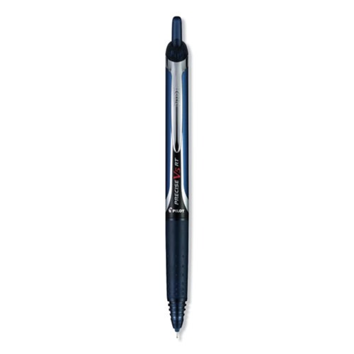  | Pilot 13447 Precise V5RT Retractable 0.5 mm Roller Ball Pens - Extra-Fine, Navy (Dozen) image number 0