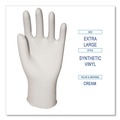 New Year New Savings! Save $25 off $150 | Boardwalk BWK315XLBX 4 mil 9.5 in. Long Powder-Free Synthetic Vinyl Gloves - Extra Large, Beige (100/Box) image number 4