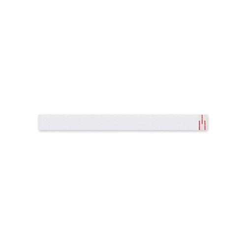 Labor Day Sale! Save $30 off $199! | Hoffmaster 883173 1.5 in. x 24 in. Peel and Seal Tamper Evident Food Container Paper Bands - White (2500/Carton) image number 0