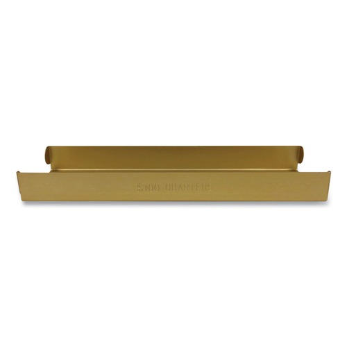 Bulk Savings Pricing 2 | CONTROLTEK 560068 3.5 in. x 10 in. x 1.75 in. Quarters Stackable Metal Coin Tray - Orange image number 0