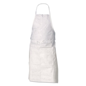 Ansell 28 in. x 40 in. A20 Apron - One Size Fits All/White (100/Carton)
