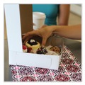 Food Trays, Containers, and Lids | SCT 1597 16 in. x 16 in. x 6 in. Paper Standard Bakery Boxes - White (50/Carton) image number 1