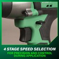 Impact Drivers | Metabo HPT WH18DFXM 18V MultiVolt Brushed Lithium-Ion 1/4 in. Cordless Impact Driver Kit (2 Ah) image number 4